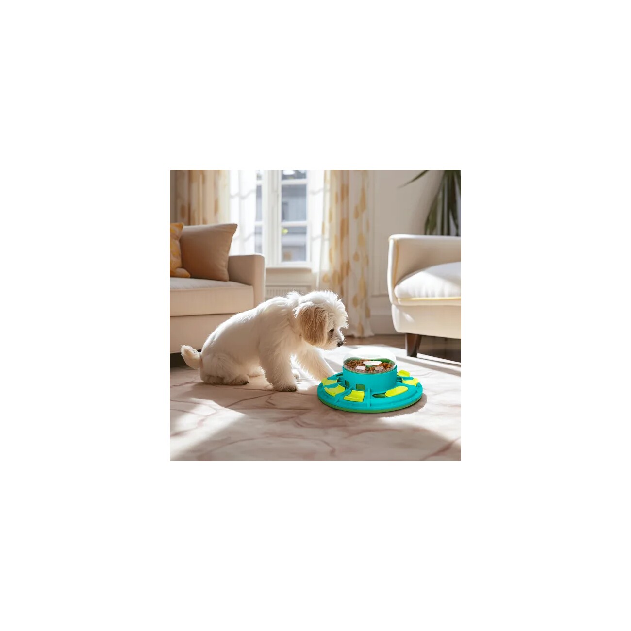 nobleza Intelligenzspielzeug für Hunde – Futterpuzzle zur langsamen Fütterung
