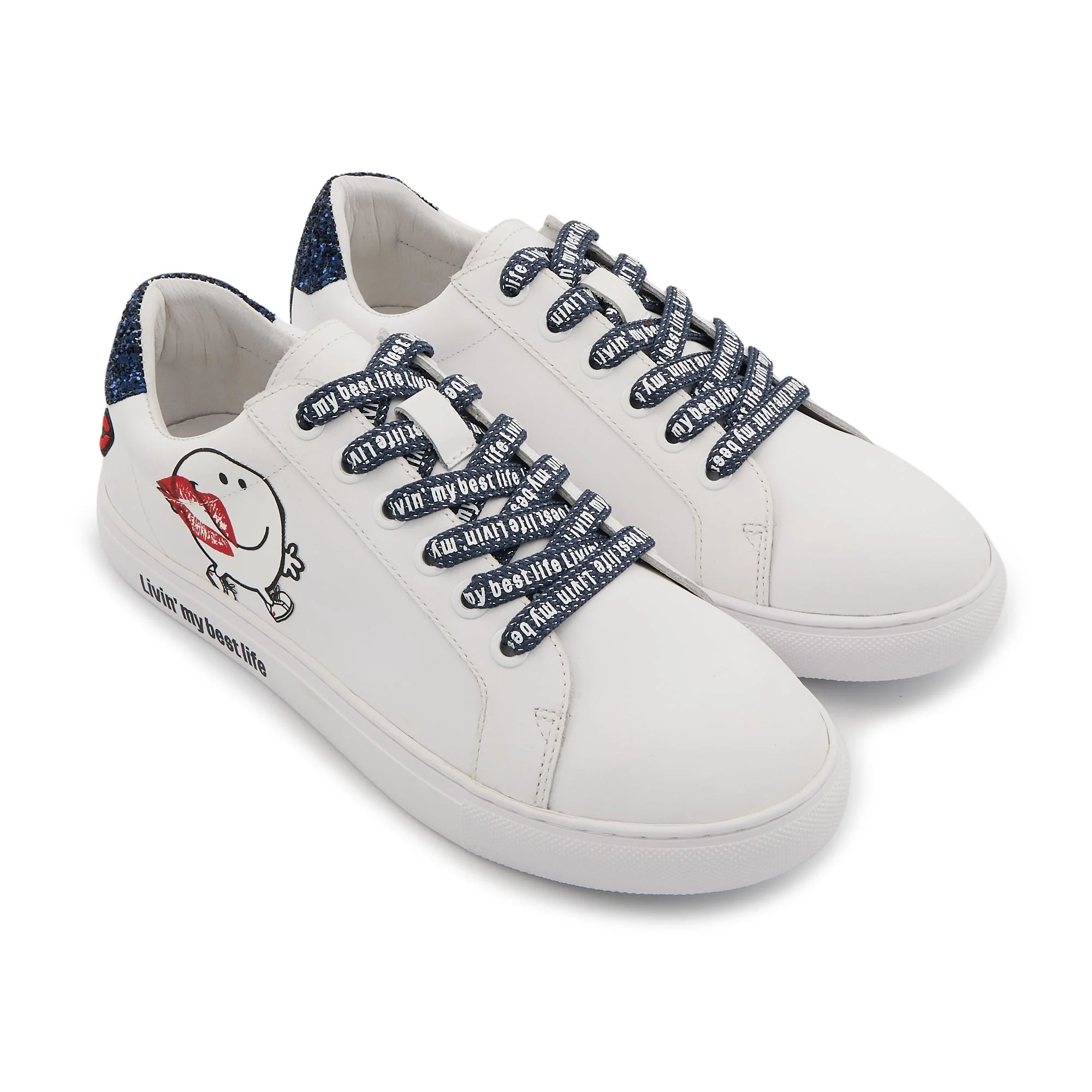 SIMONE MY BEST LIFE - Sneakers en cuir | Blanc