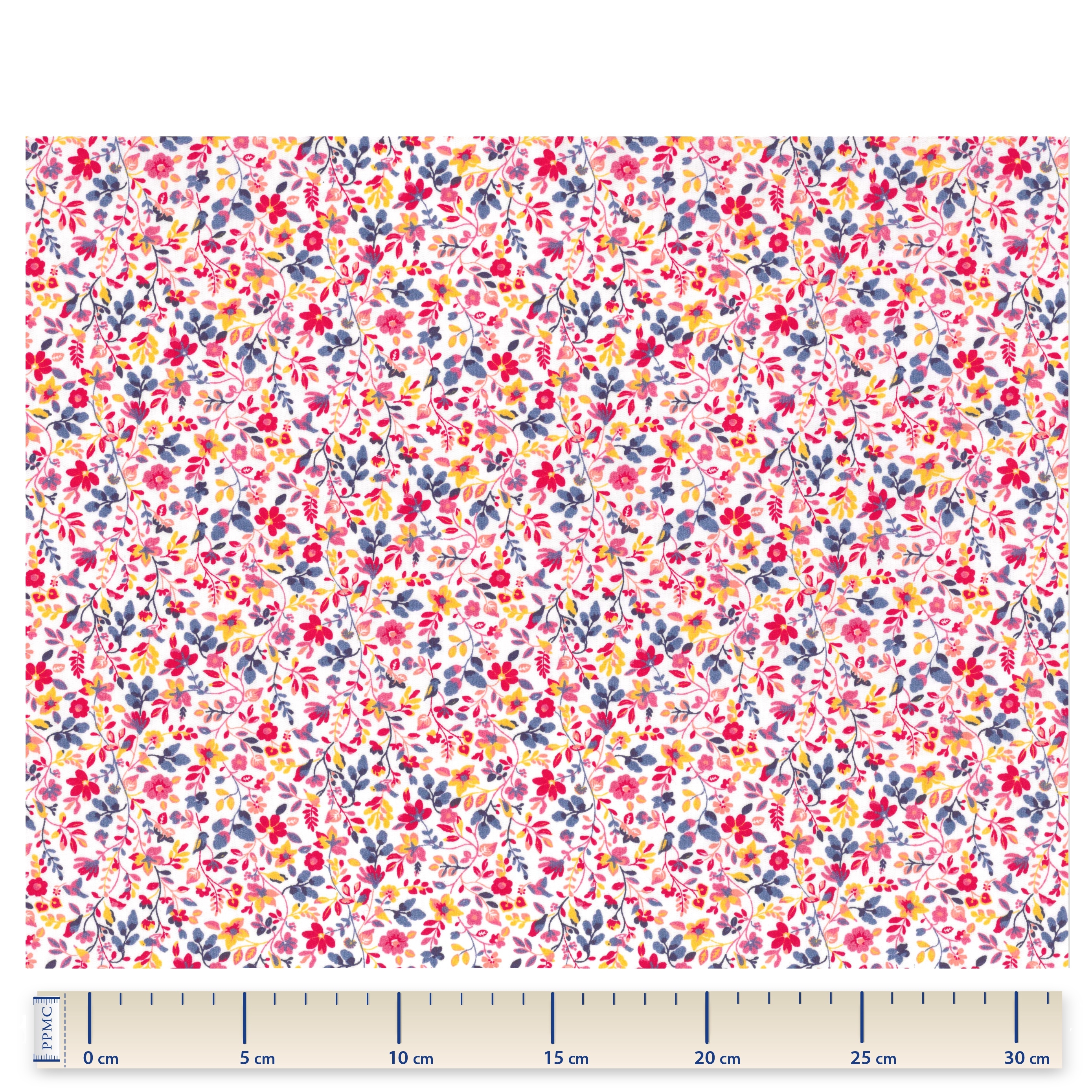 Coupon Tissu 1 M Lianes Printanieres