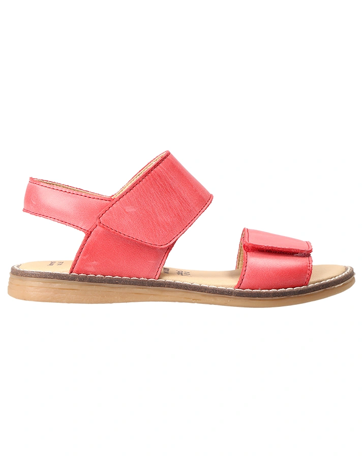 Leder-Sandalen VALA in rot