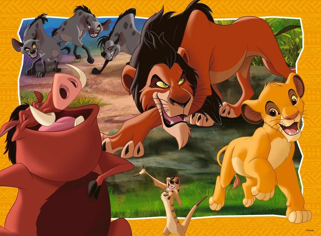 Ravensburger - Puslespil Lion King 200 brikker