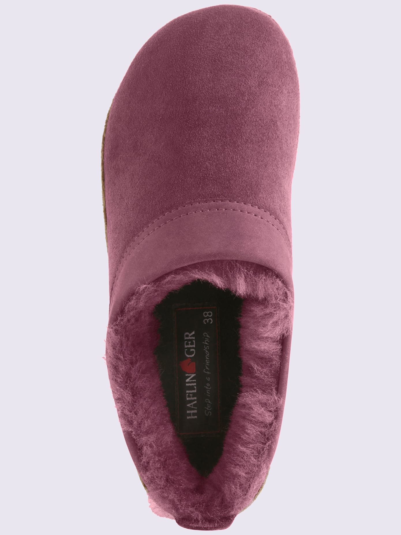 Chaussons cuir d'agneau souple