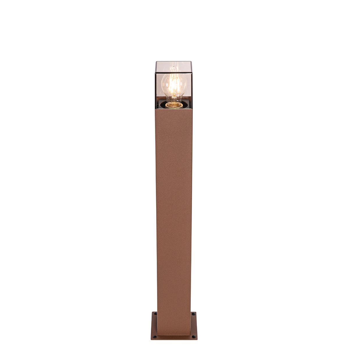 Buitenlamp 70 cm roestbruin met grondpin en kabelmof - Denmark