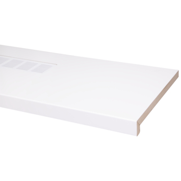 CanDo Vensterbank Radiatorbekleding Wit MDF 160x30 cm