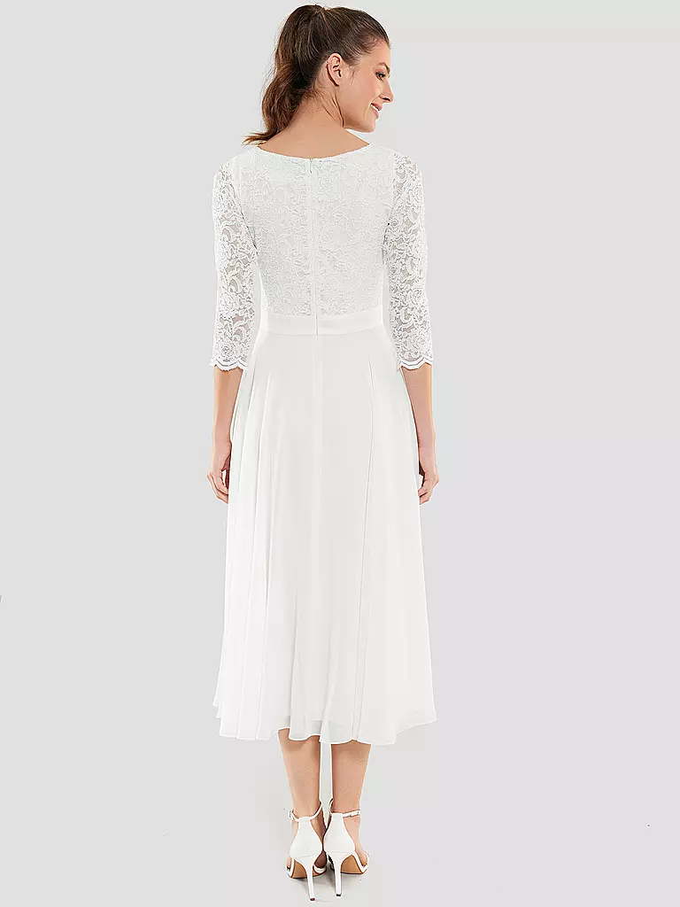 SWING Abendkleid creme