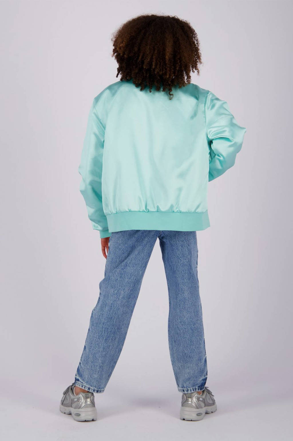Vingino high waist loose fit jeans Chiara Stud light vintage