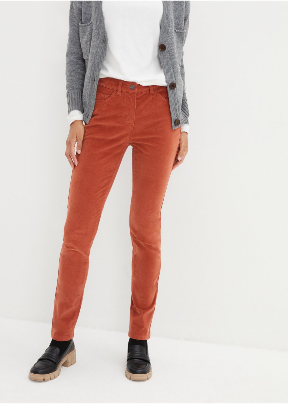 Pantalon en velours cô telé, Slim Fit