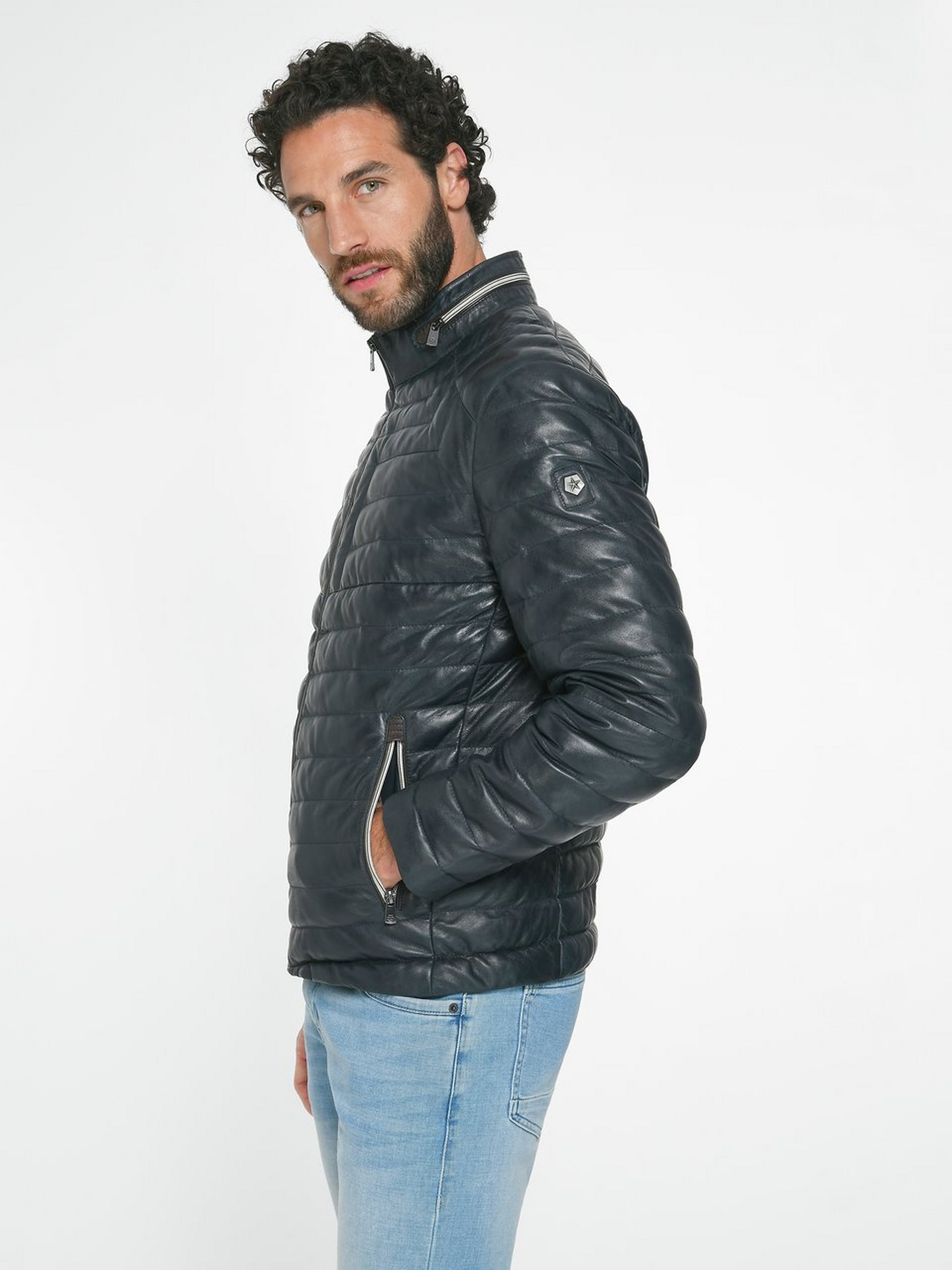 Lederjacke