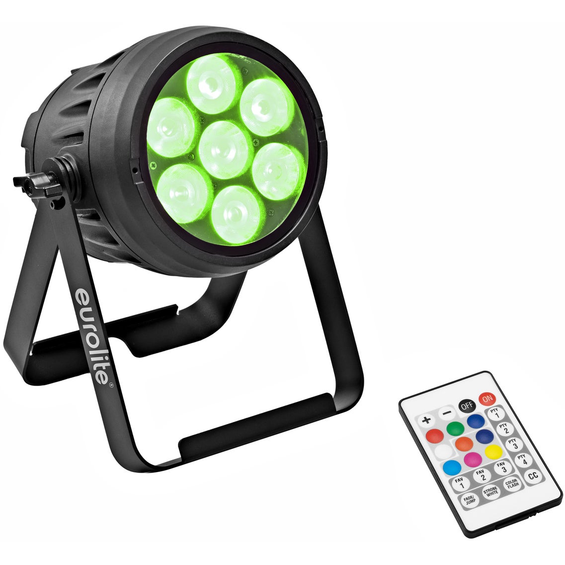 Eurolite LED IP PAR 7x10W RGBL spot