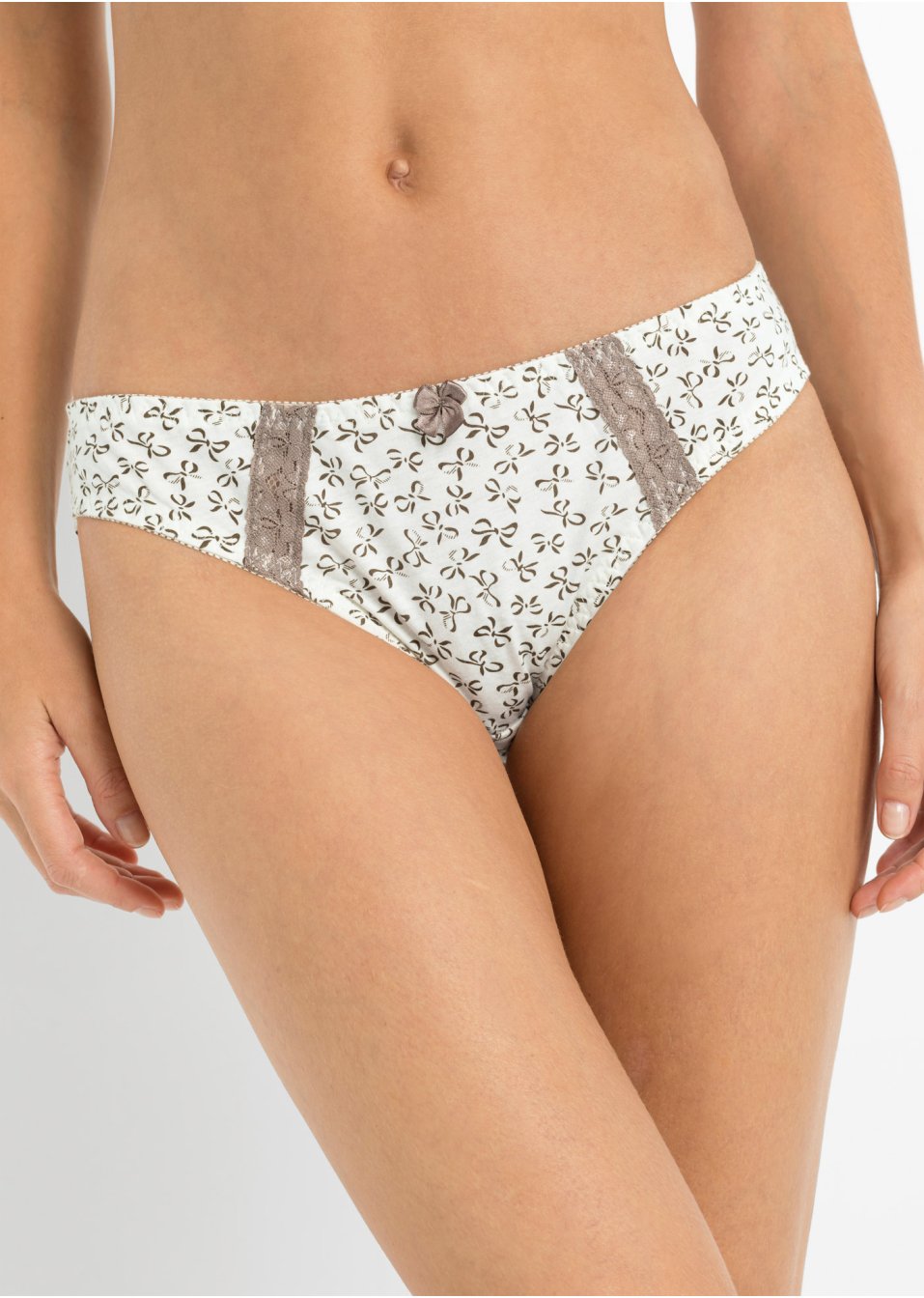 Lot de 3 slips à imprimé féminin
