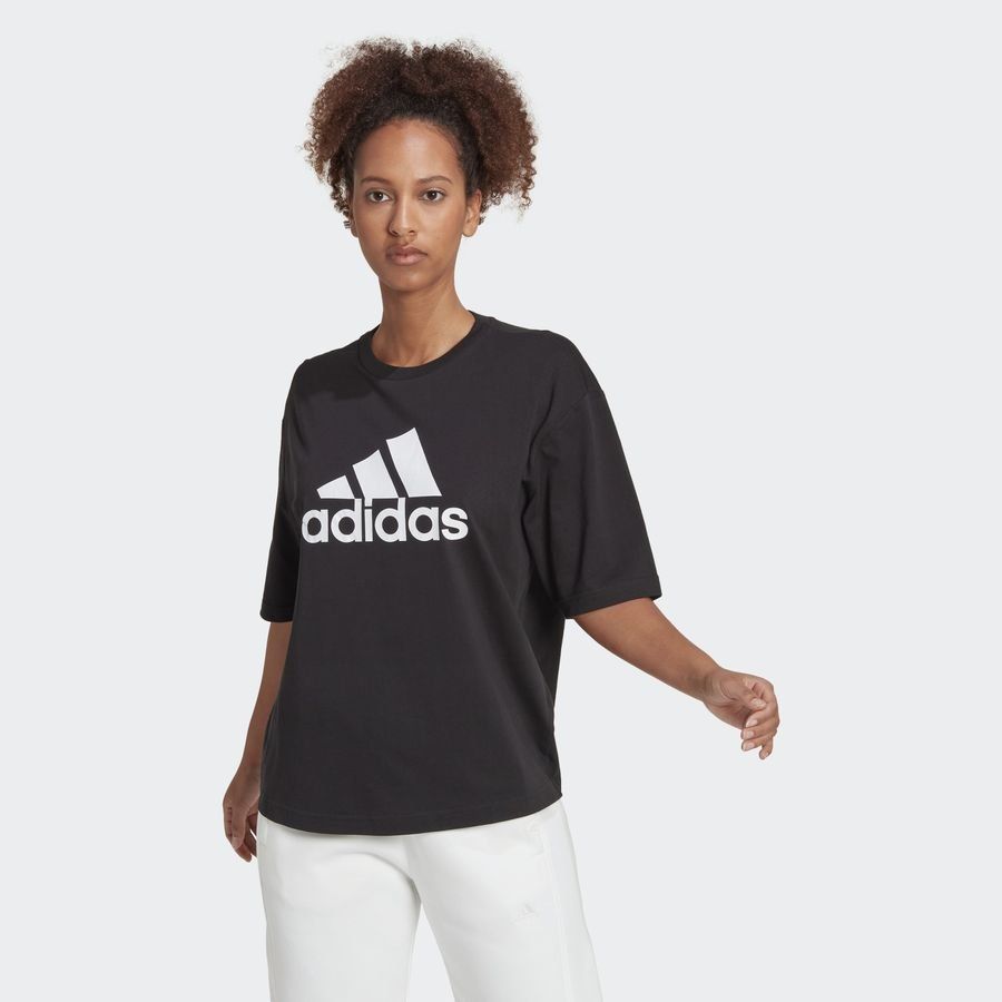 adidas T-Shirt Future Icons Badge of Sport - Noir/Blanc Femme