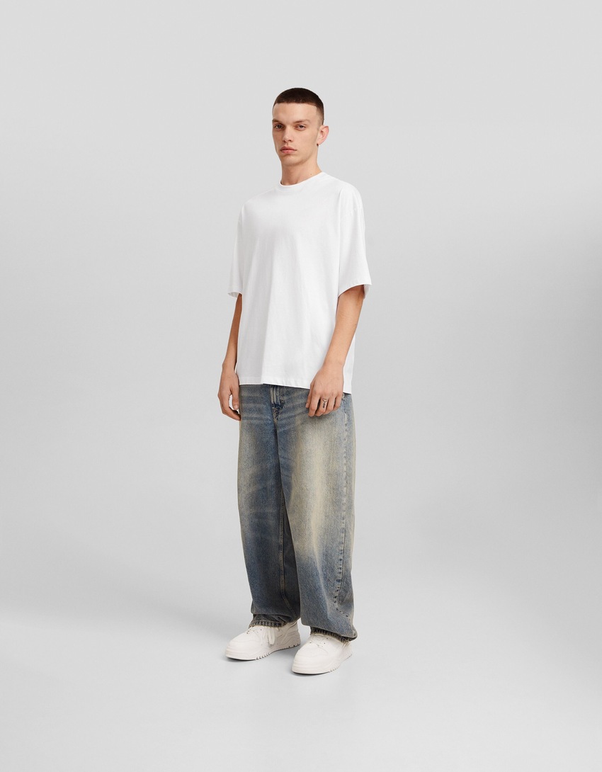 Camiseta de manga curta oversized