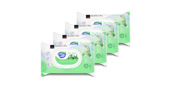 Super Soft Premium Aloe Vera 4x50 Stück