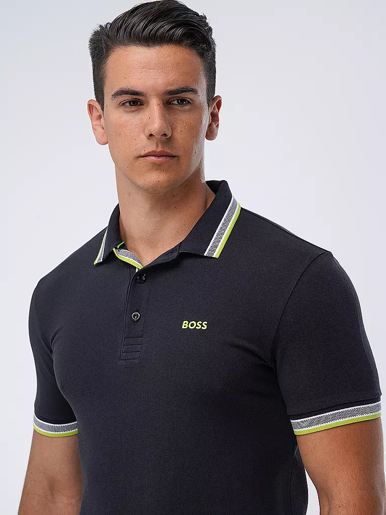 BOSS Poloshirt Regular Fit PADDY schwarz