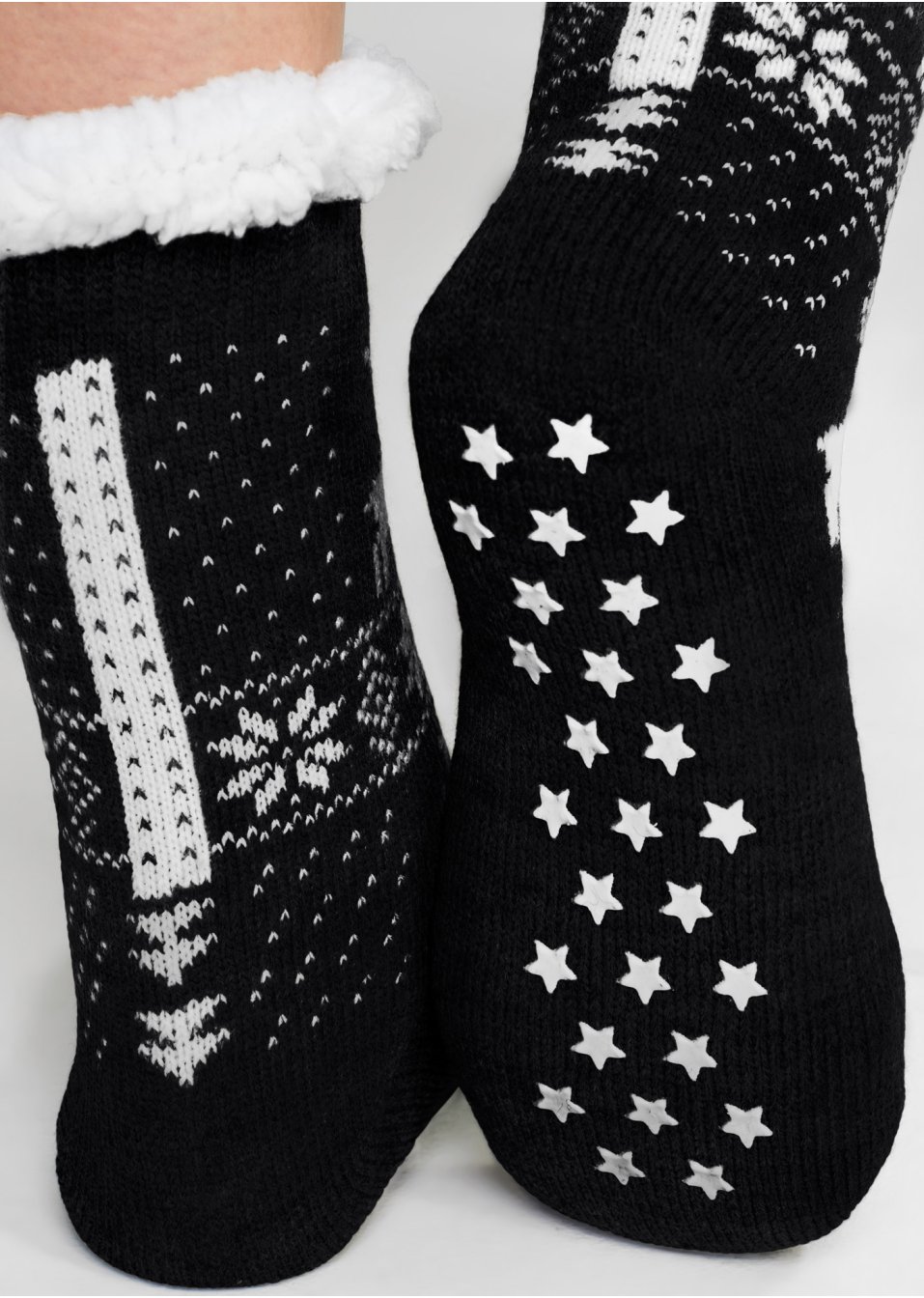 Chaussettes douillettes avec fourrure peluche