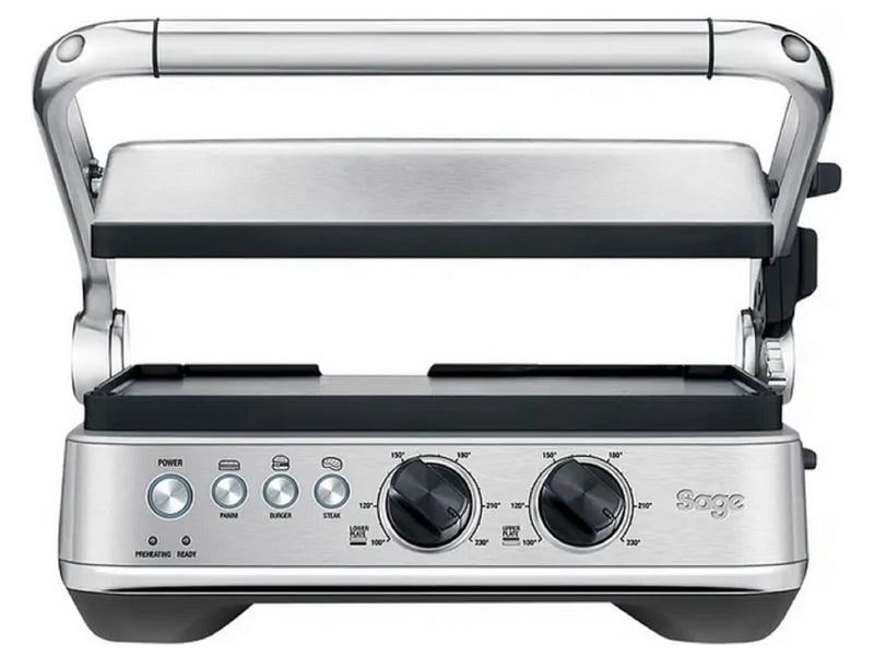 Sage Kontaktgrill BBQ & Press 1800 W Barbecue Grill/Kontaktgrill mit 1500 cm² Grillfläche