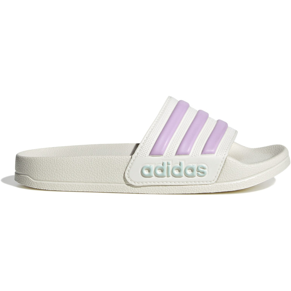 Køb adidas Originals Off White/Bliss Lilac/Halo Mint Adilette Shower K Klipklapper