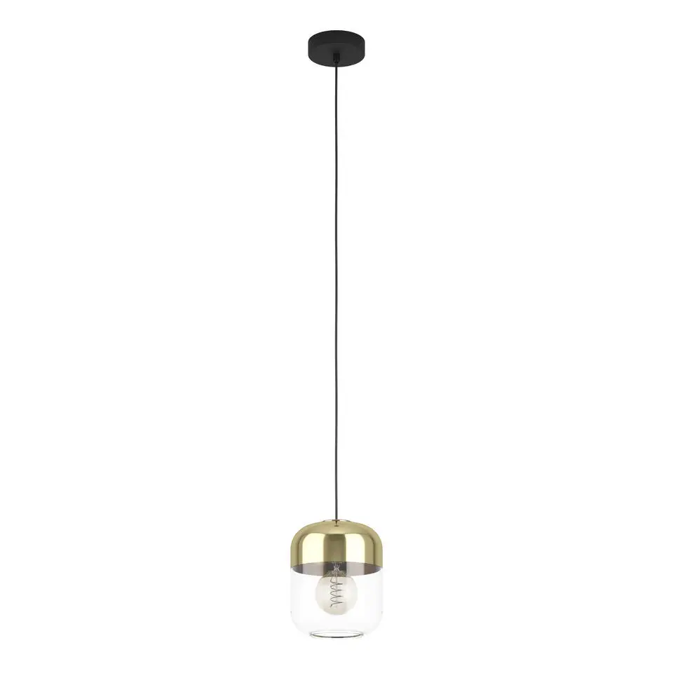 EGLOMaryvillaHanglamp-E27-Ø17cm-Goud/Zwart