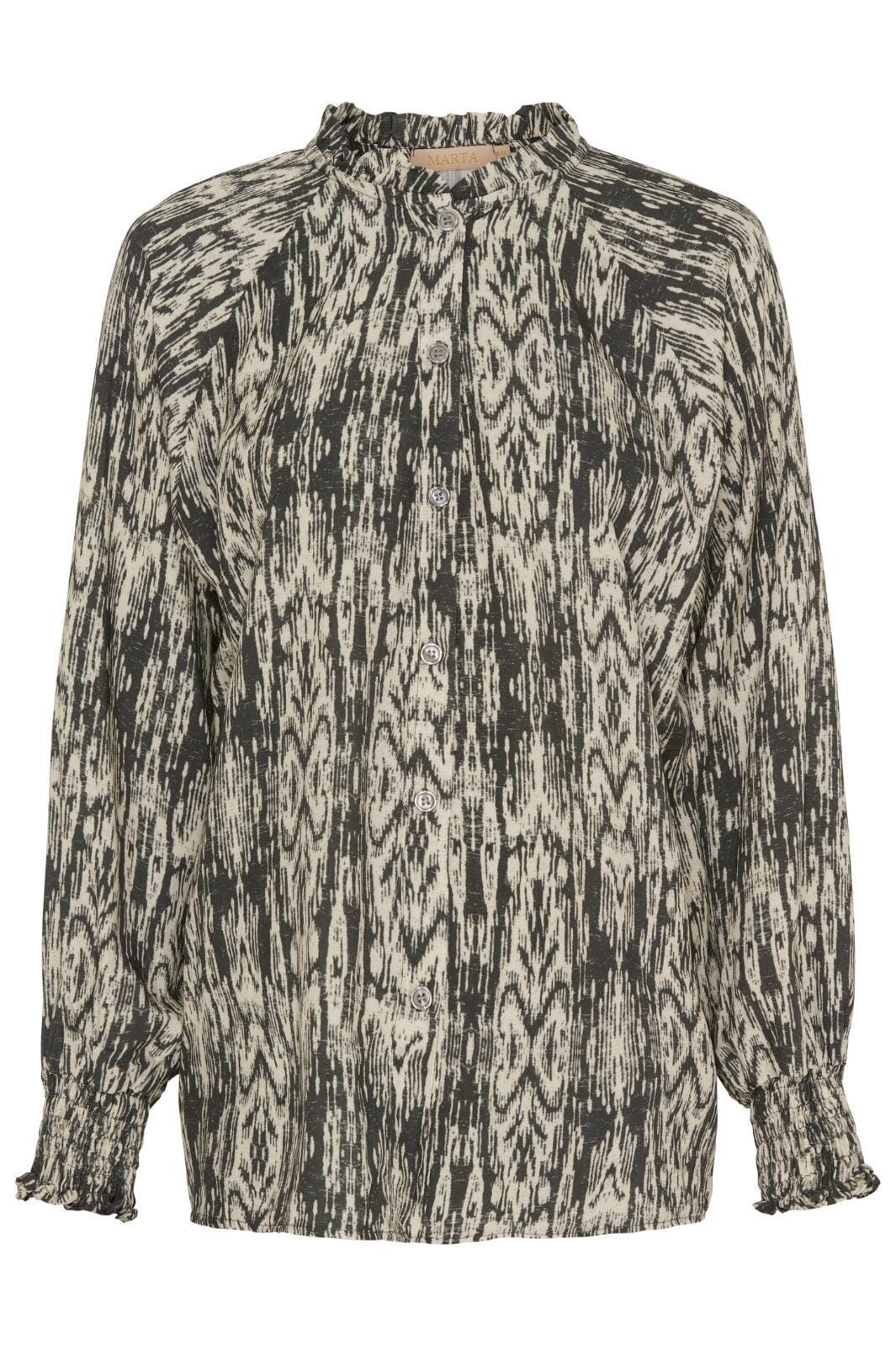 Marta Du Chateau Mdcpalma Shirt 4189 leo grigio