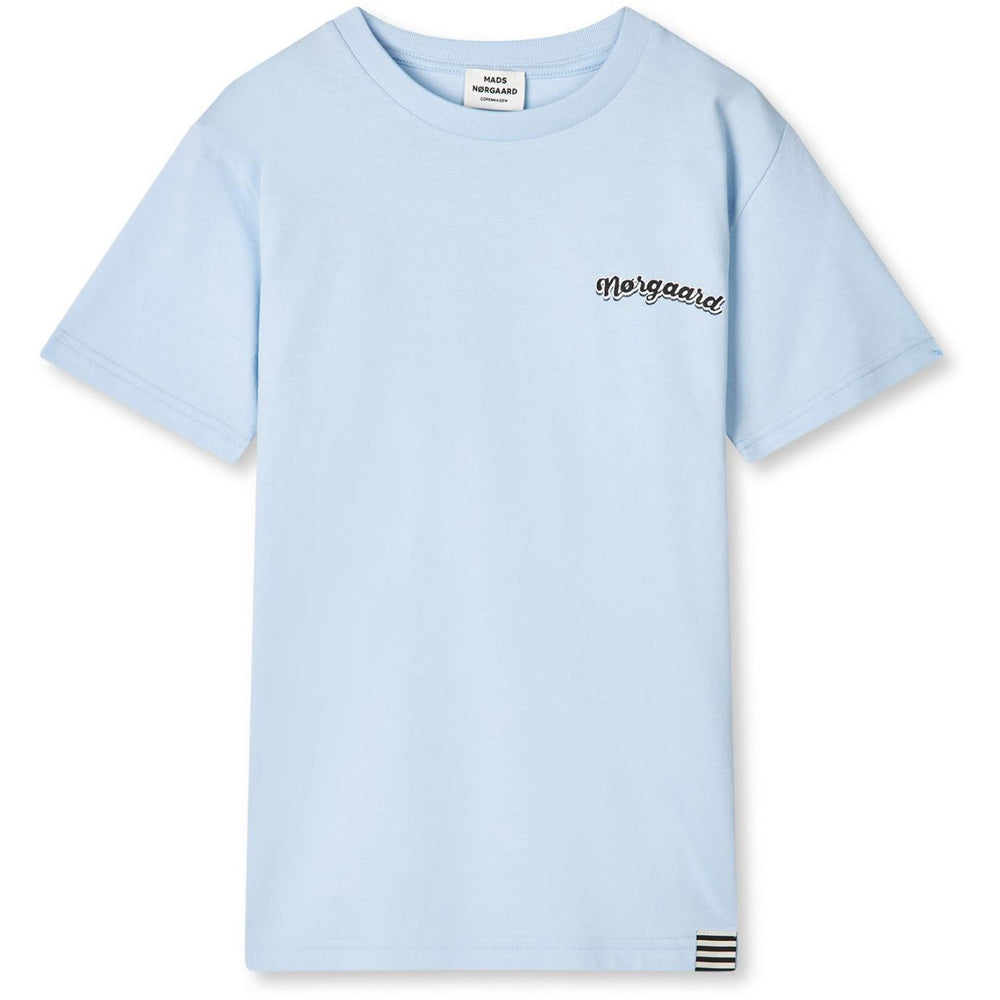 Køb Mads Nørgaard Cashmere Blue Printet T-shirt Thorlino Tee