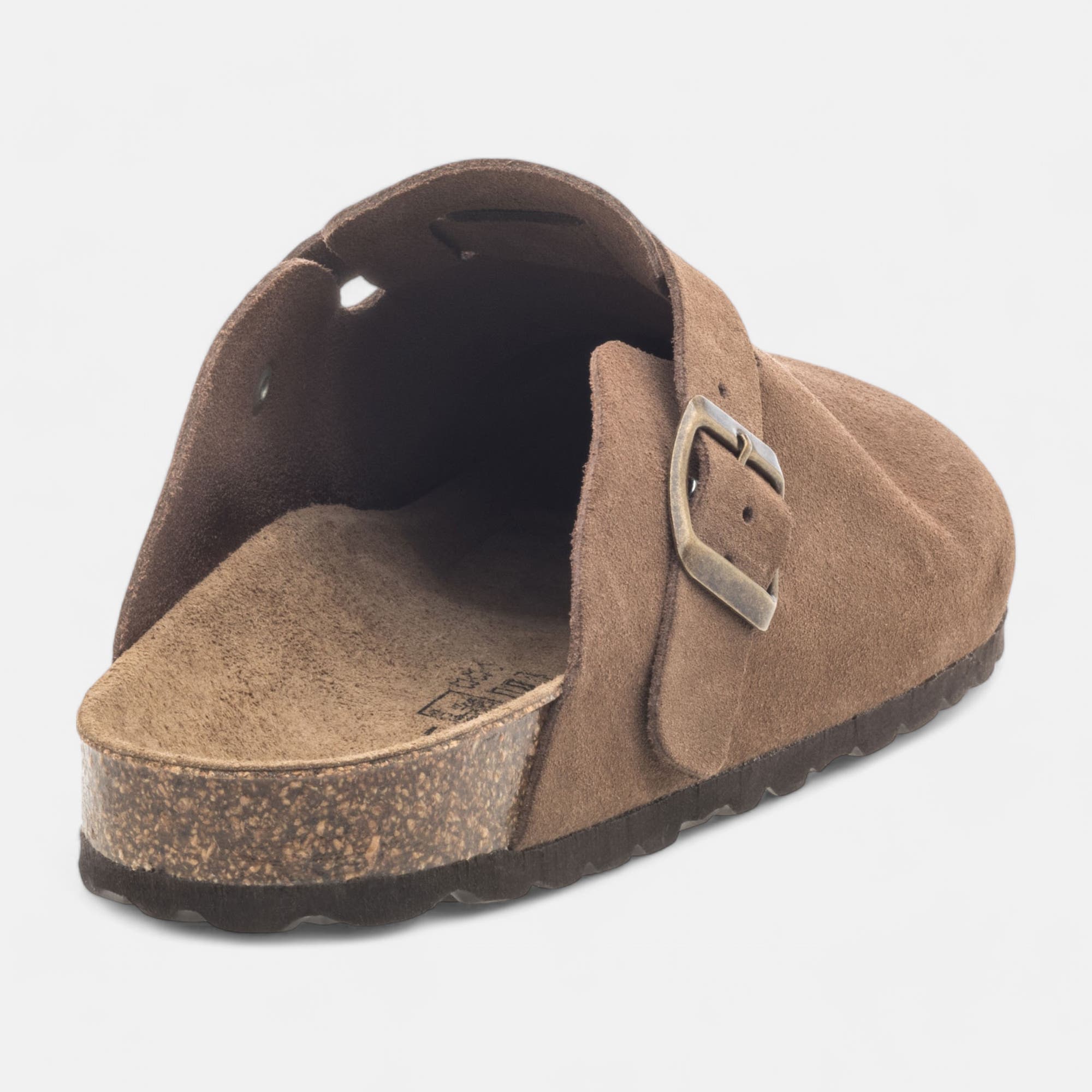 Sabots Homme en cuir marron
