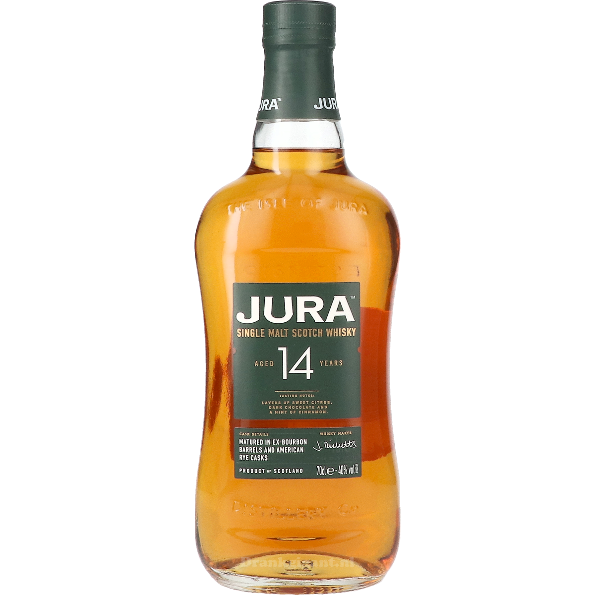 Isle Of Jura 14 Years American Rye 70 cl