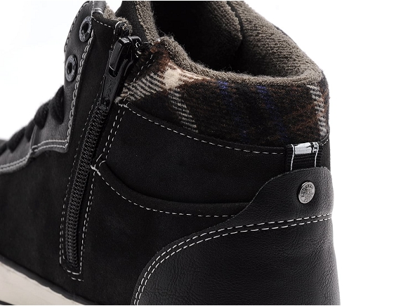 Mustang boots bottine homme 4172504 noir