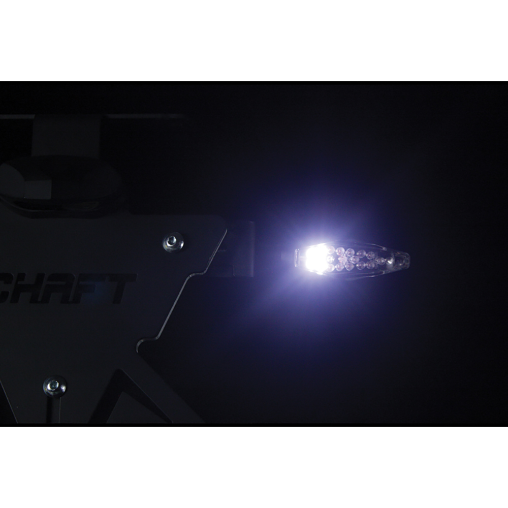 Chaft - Clignotants LED Multi Fonctions Wanted Noir / Fumé