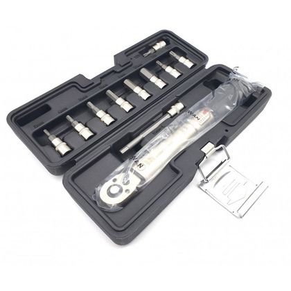 Clé dynamométrique Brazoline 2-24Nm (Coffret 11 pièces) Universel - Noir
