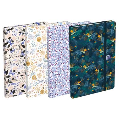 Agenda à élastique Oxford Flowers - 1 semaine sur 2 pages - 10 x 15 cm - disponible dans différents modèles - Hamelin