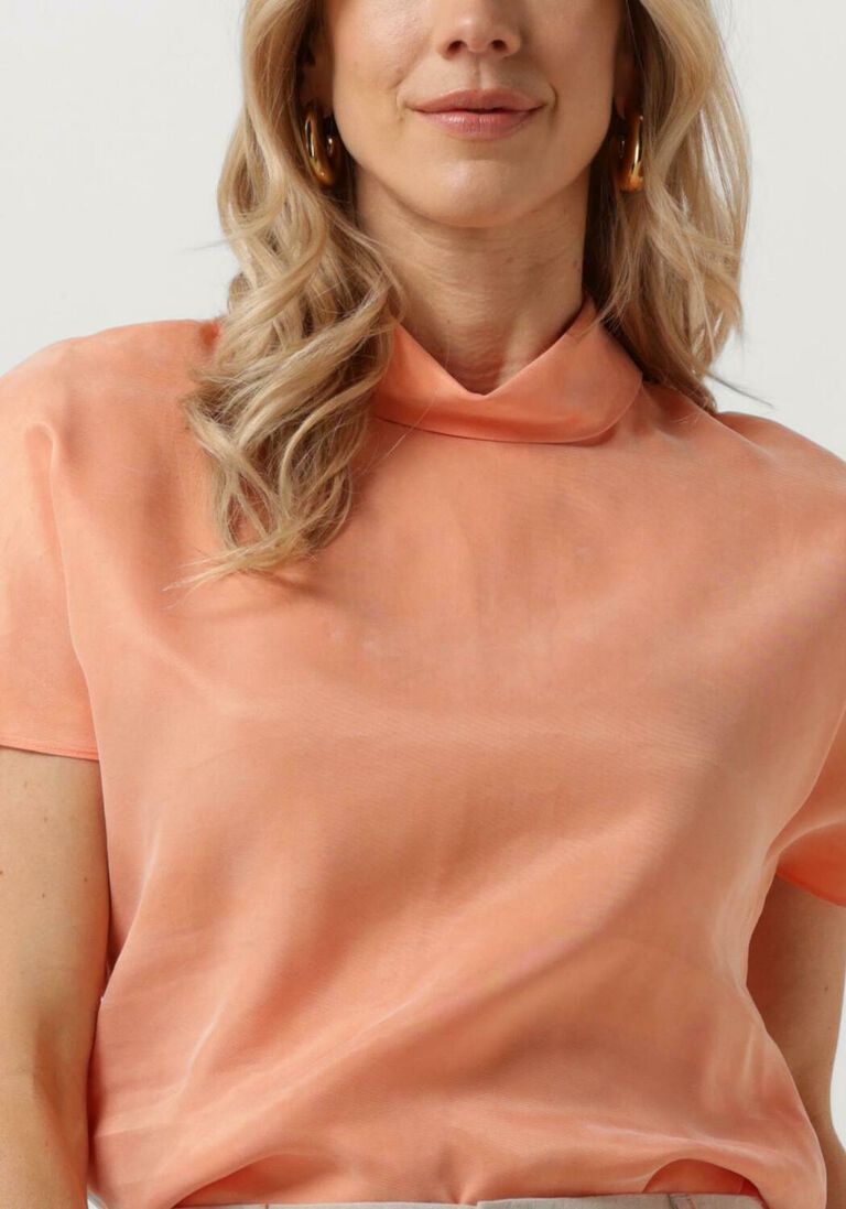 VANILIA koraal vanilia top satin fluid layer