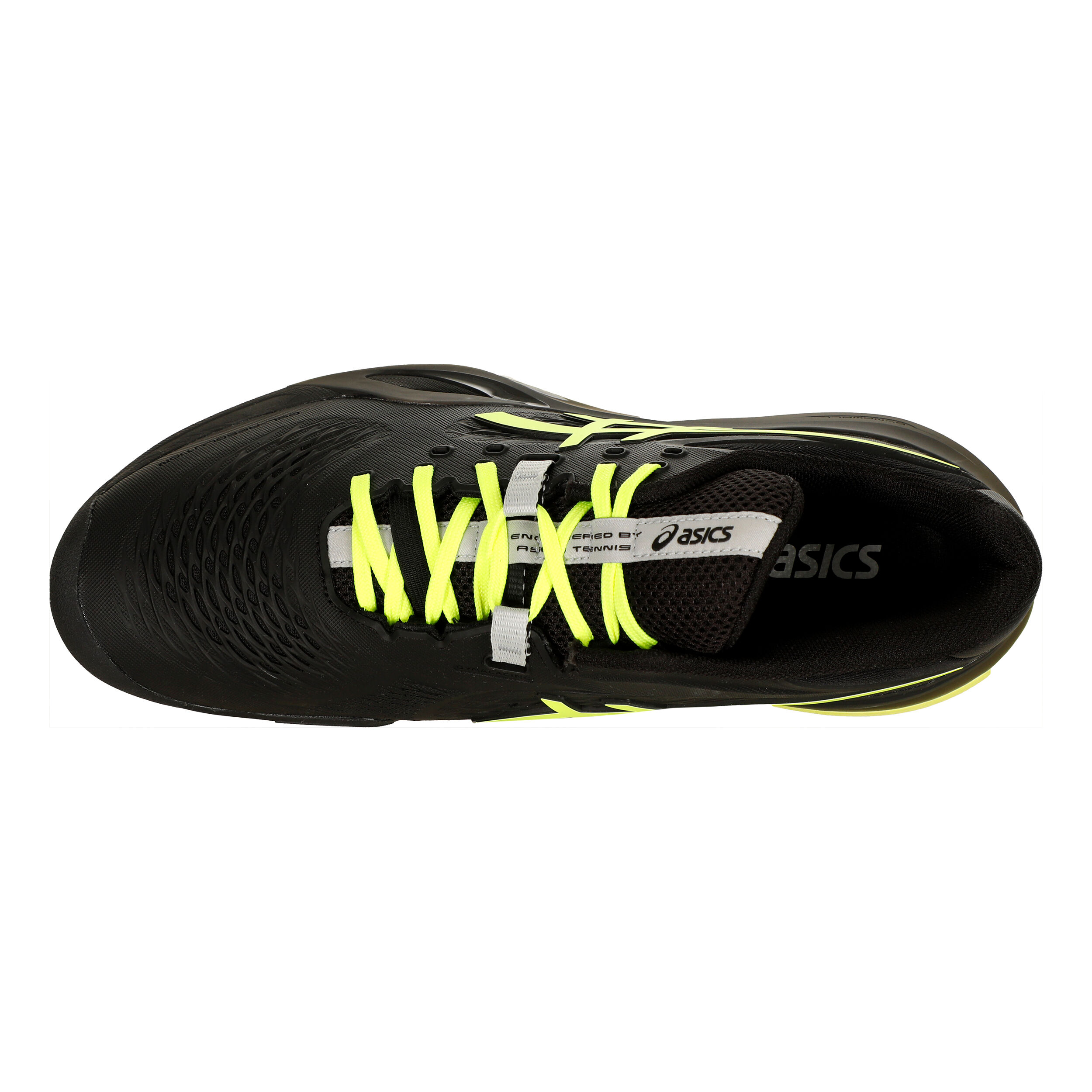 ASICS Gel Resolution X Chaussure Terre Battue Hommes - Noir , Jaunes Fluo