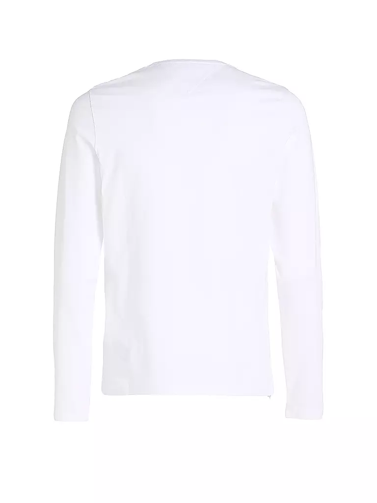 TOMMY HILFIGER Langarmshirt weiss