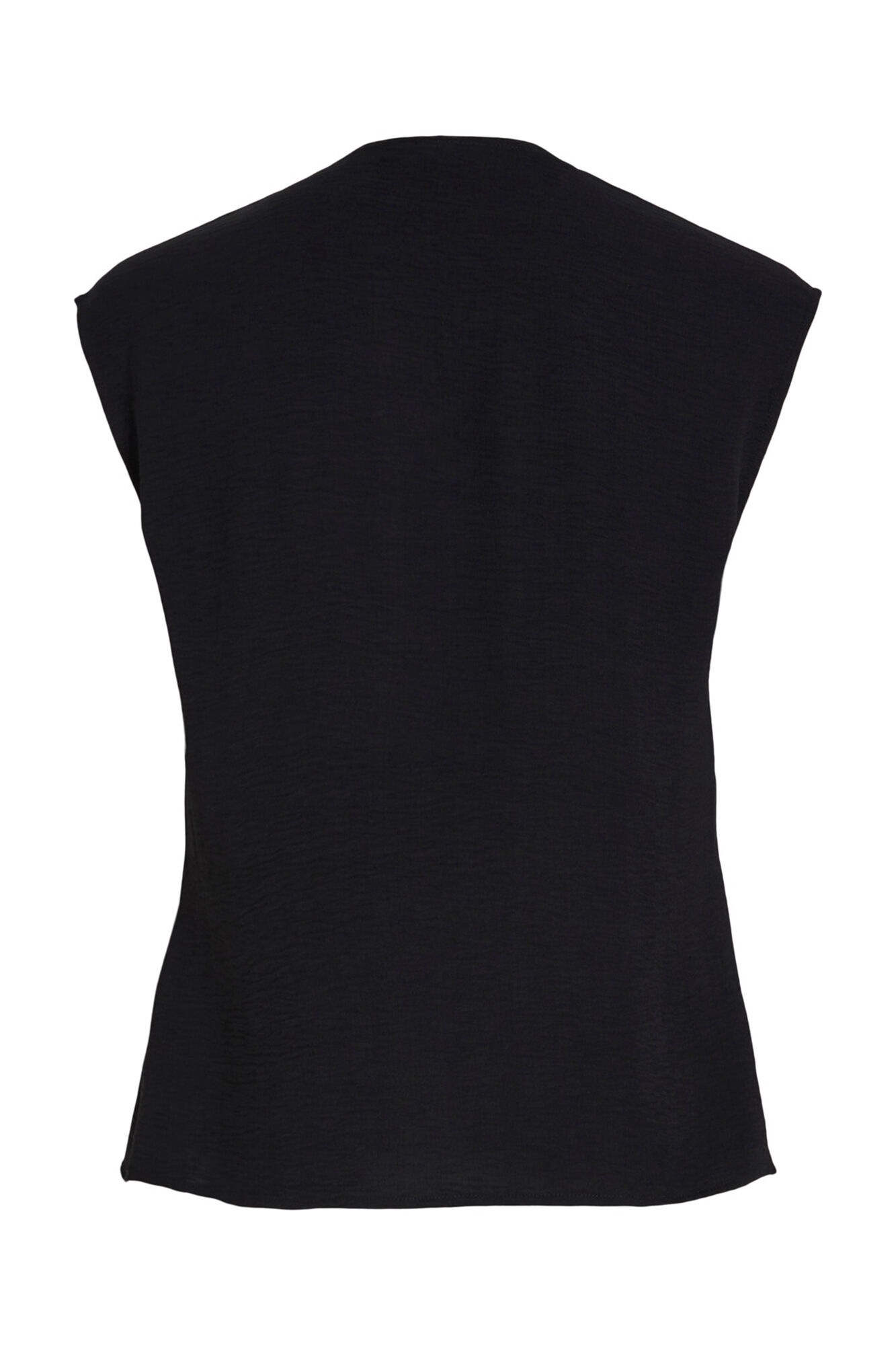 Camiseta com laço e nó - Preta