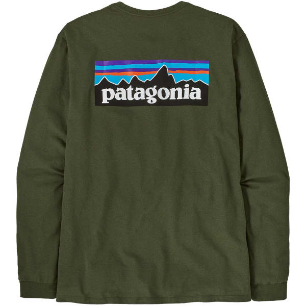 T-shirt PATAGONIA M'S L/S P-6 LOGO RESPONSIBILI-TEE TORREY PINE GREEN