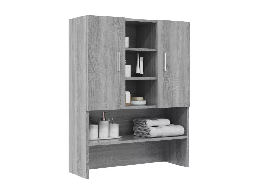 Meuble pour machine à laver Sonoma gris 70,5x25,5x90 cm