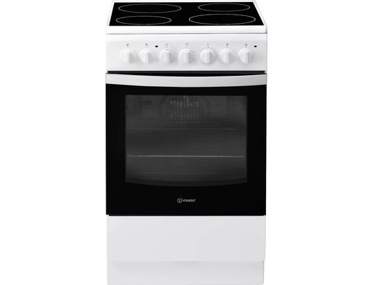 INDESIT - Cuisiniere vitroceramique IS5V5PCWFR