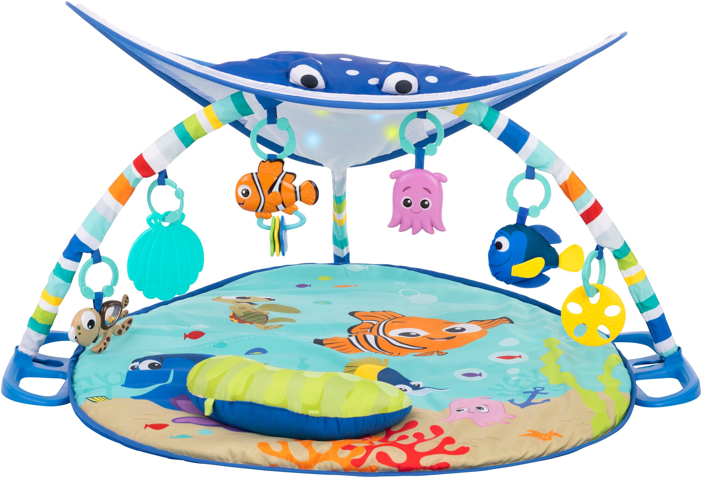 Bright Starts Spielbogen »Finding  Nemo Mr. Ray Ocean Lights & Music Gym« mit Licht- und Soundeffekt