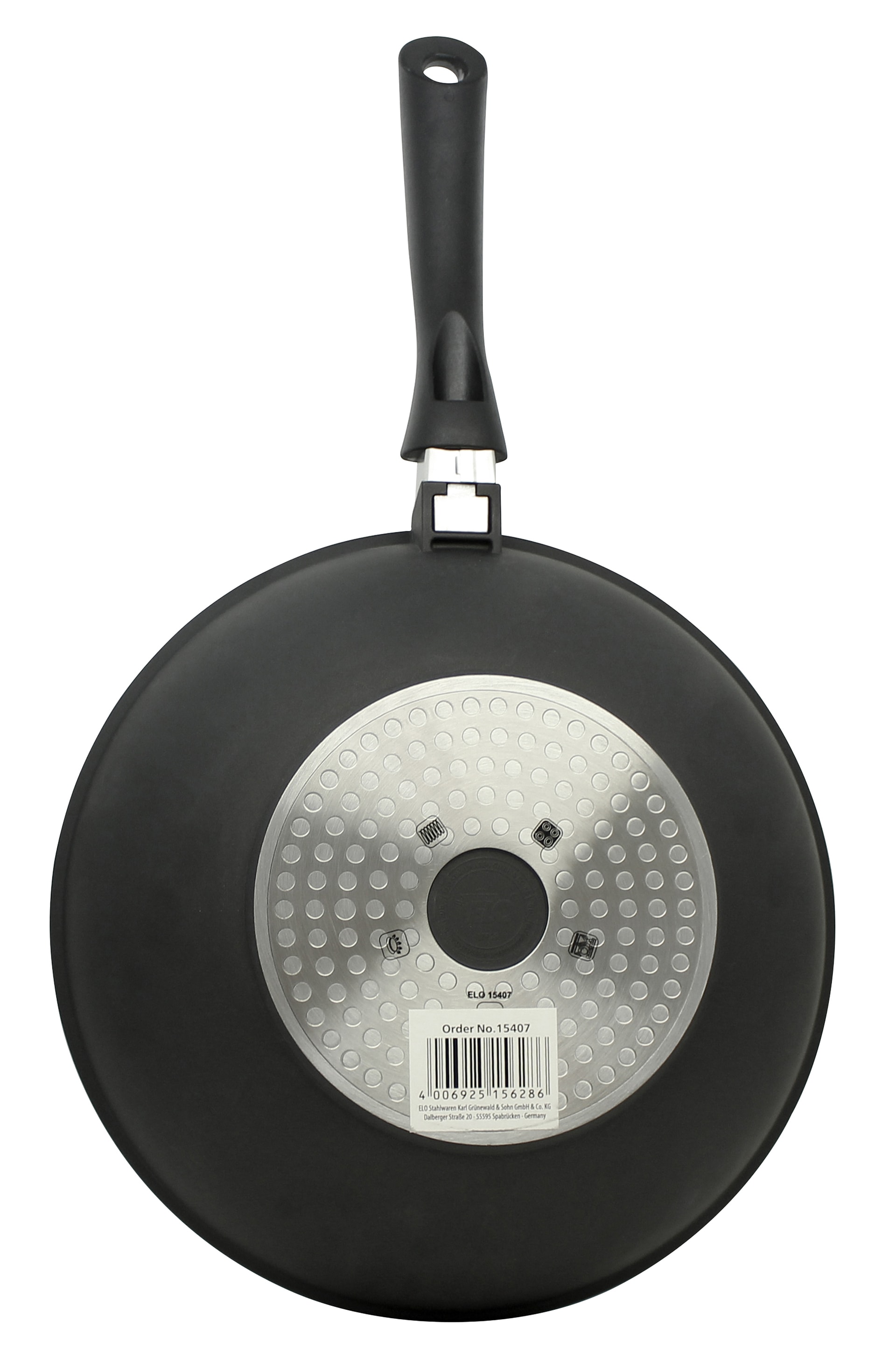 ELO Wokpfanne ALUCAST 28 cm schwarz Aluminiumguss
