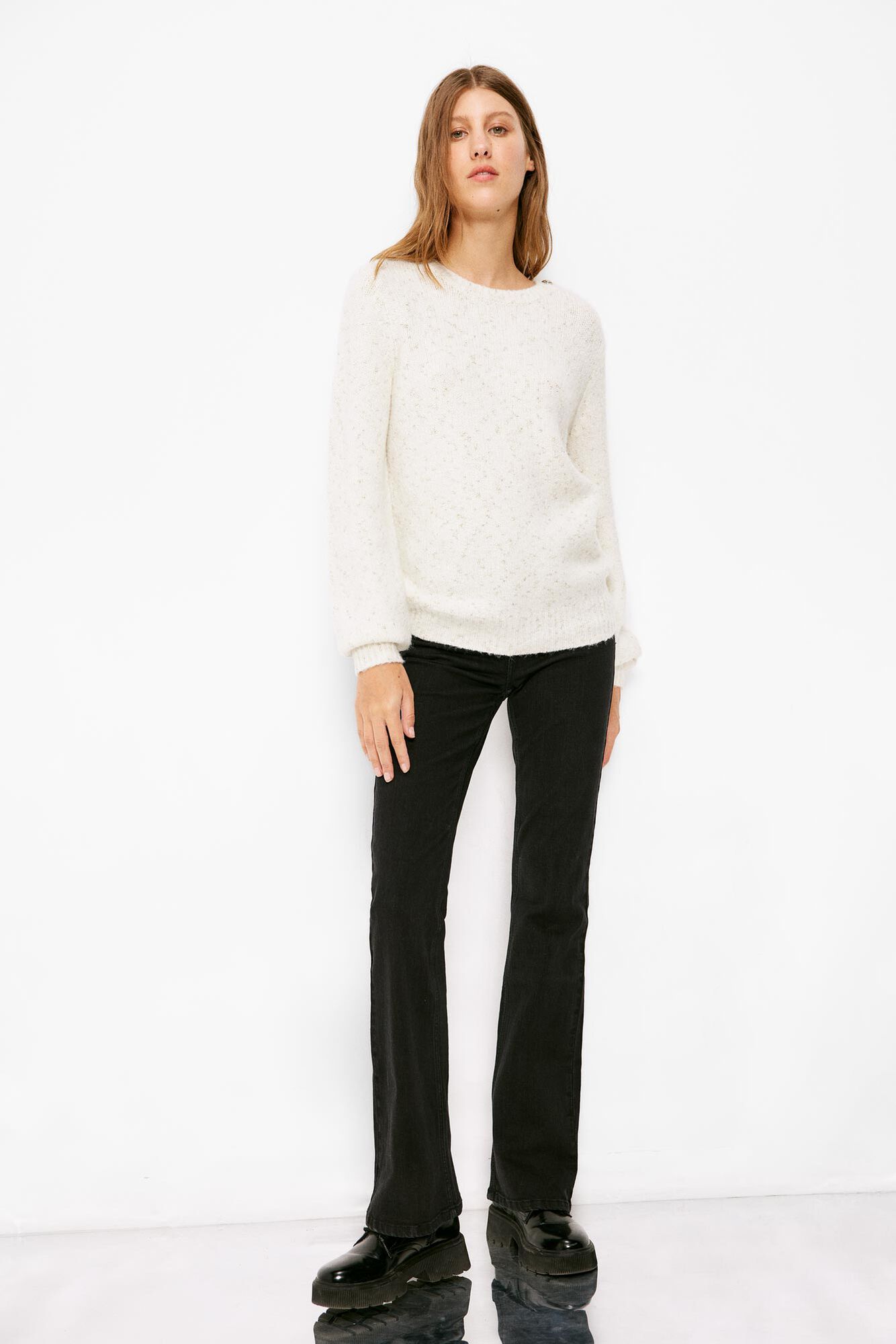 Jersey de lã lurex