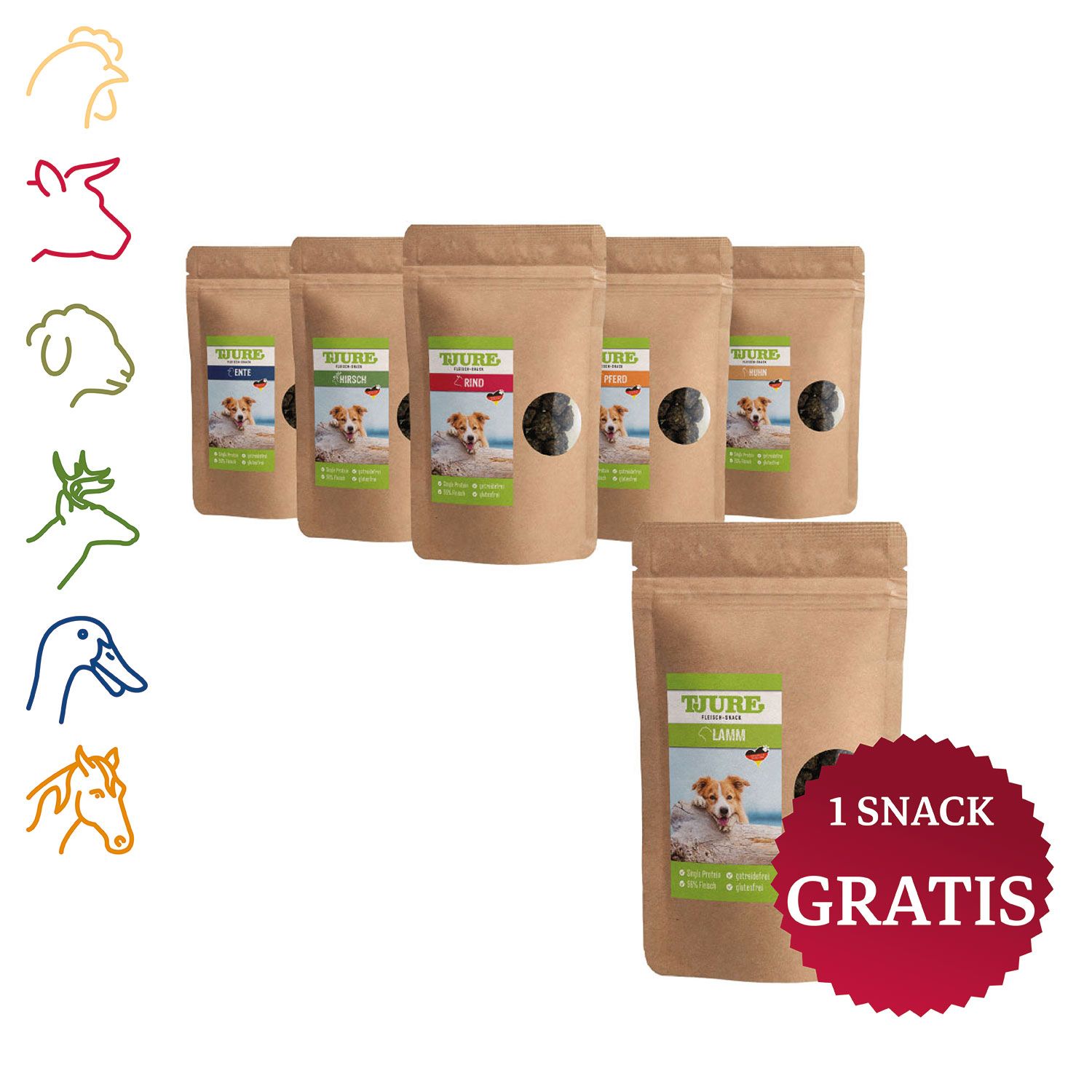 Tjure Hund Snack Box All in One