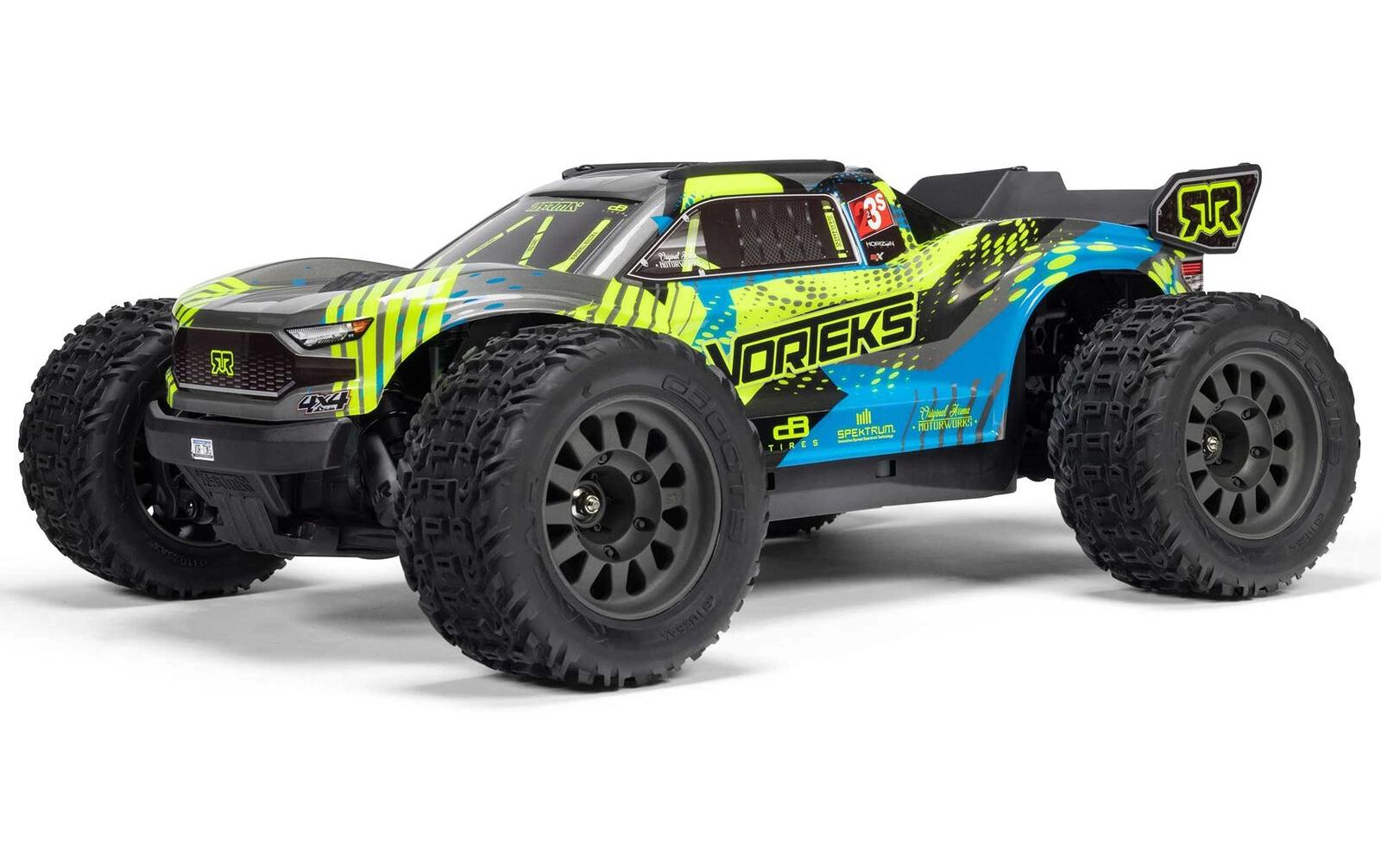 Stadium Truck SCT Vorteks BLX 223S Türkis ARTR, 1:10<br>Off-Road Modell mit Brushless Motor