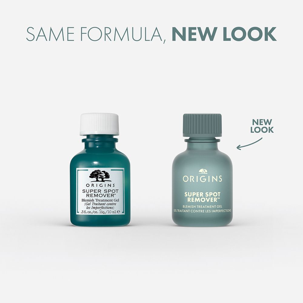 ORIGINS Super Spot Remover™ Blemish Treatment Gel Pflege gegen Pickel für unreine, zu Akne neigende Haut + GinZing™ SPF40 Energy-Boosting Tinted Moisturizer 15ml GRATIS