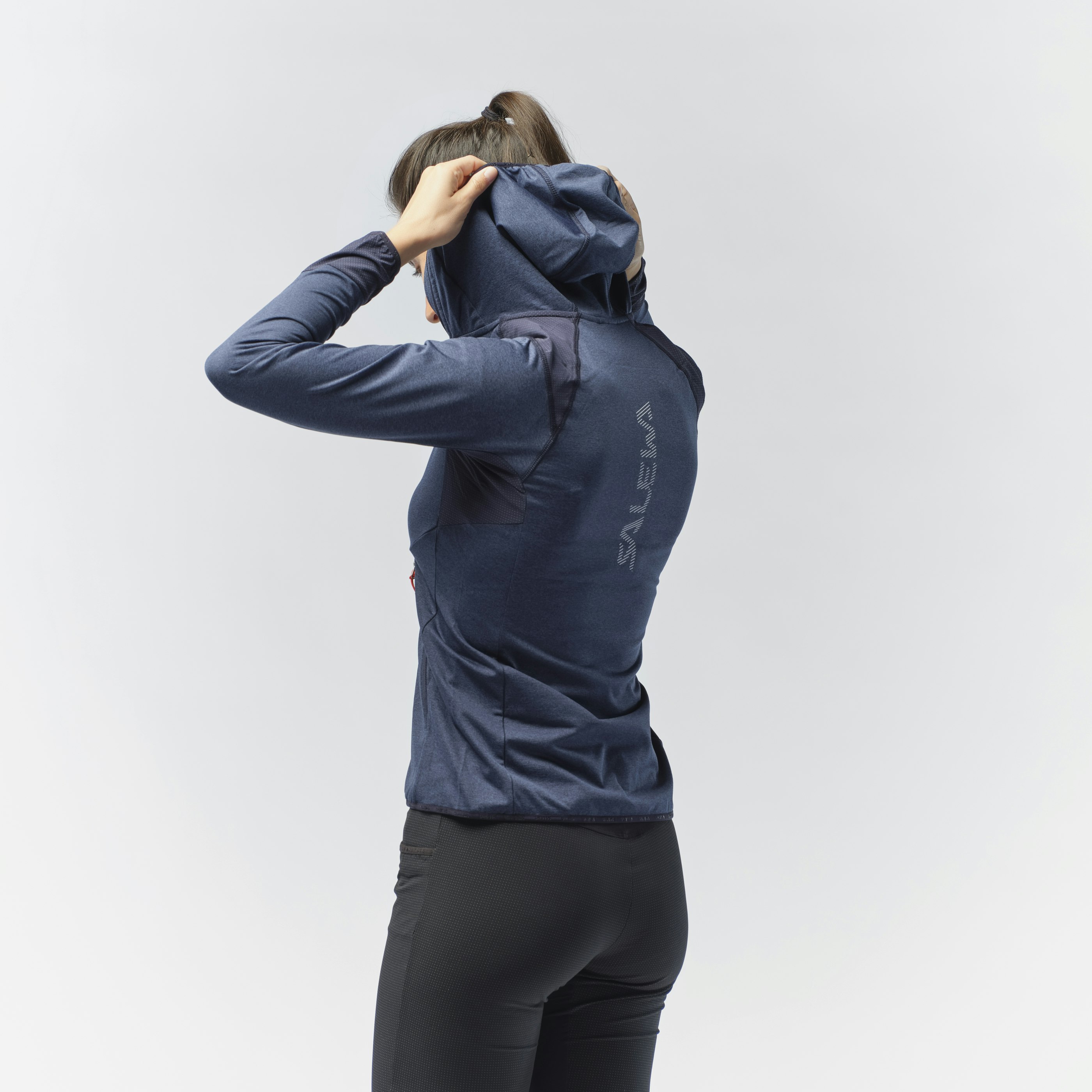 Agner Hybrid Polarlite Durastretch Damen Kapuzenjacke