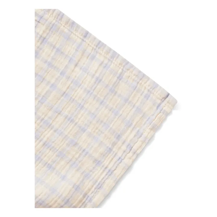 garbo&friends Lange d'emmaillotage Gingham Sky | Bleu ciel