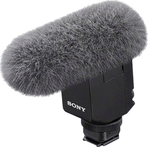 Sony Mikrofon »Shotgun-Mikrofon ECM-B10 (Kompakt, Kabellos, Batterielos)«