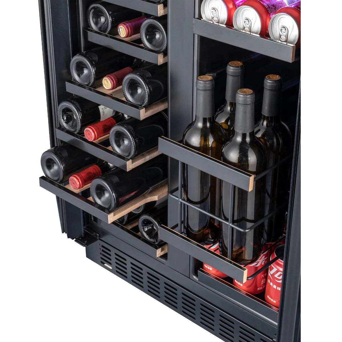 Temptech vinskap SOM2DX60DRB (sort)