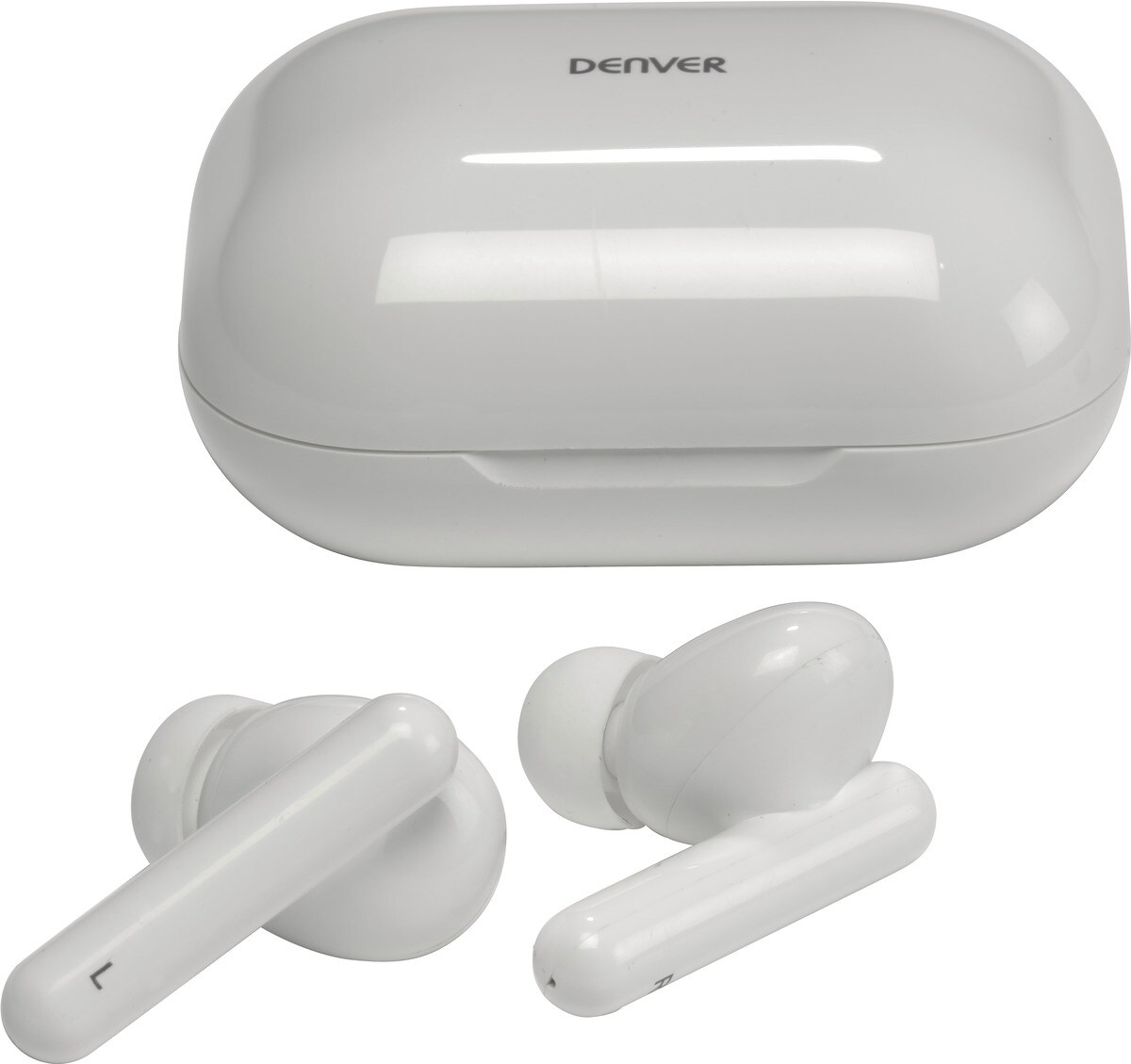 Denver Kabellose Bluetooth-Kopfhörer TWE-38, Weiß