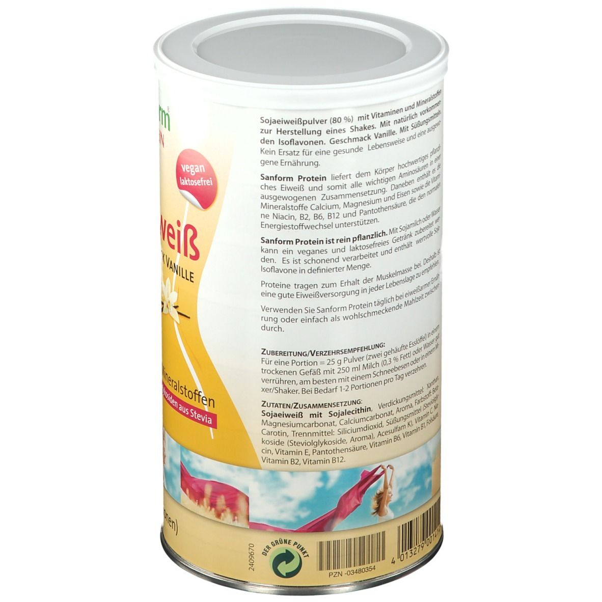 sanform® Protein Vanille Pulver