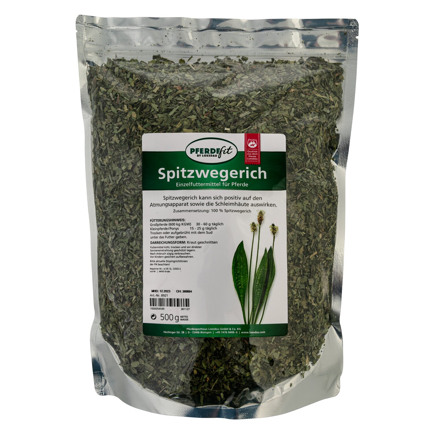 PFERDEfit by Loesdau Spitzwegerich  - 500 g